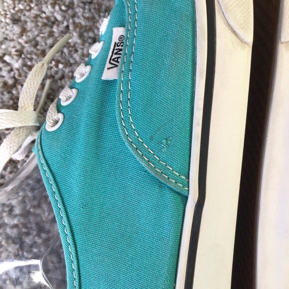 Vans sneakers women's size 8 Turquoise Blue - Picture 9 of 15